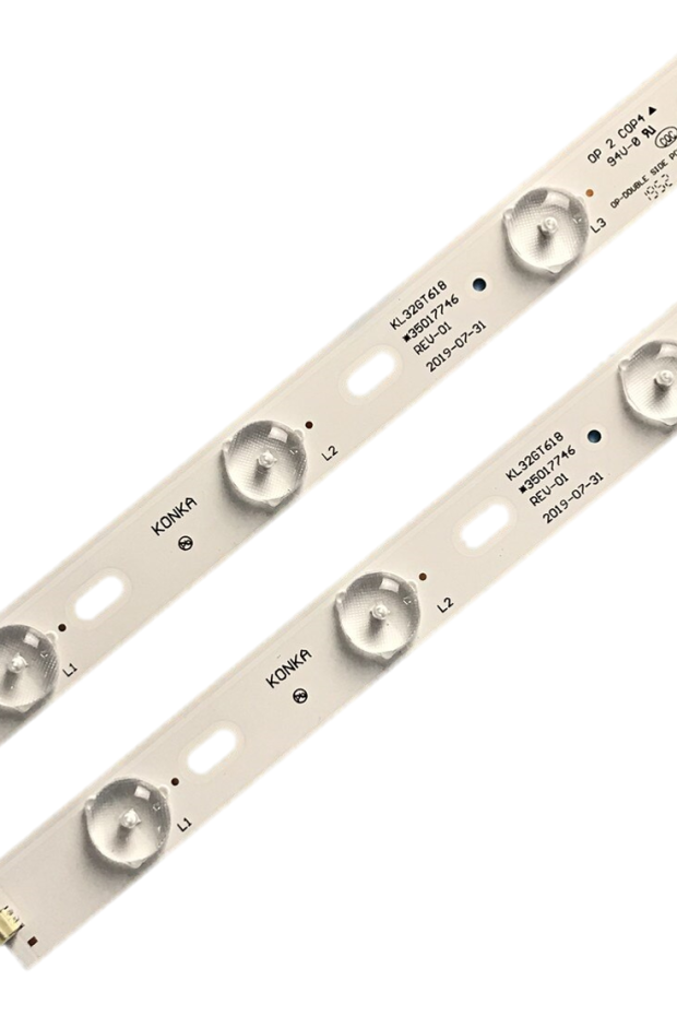 Kit Tiras Led Kl32gt618 35017727 Rca L32t10slim 10led 6v X2