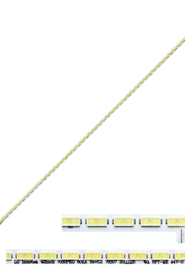 Tira Led LG 42ls5700 - Conector Cable - 60leds - 529mm - VERSION CON FICHA PARA CABLE NO FLEX