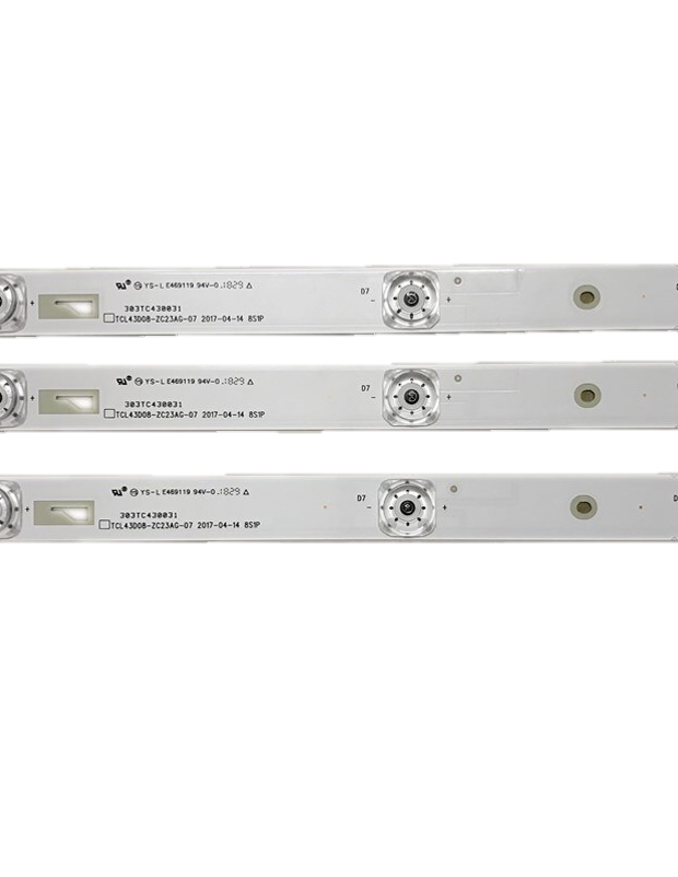 Kit Tiras De Led Noblex DI43X5100 / DI43X5100X Sanyo LCE43ID17 Philco PLD4317ID Nuevas x3