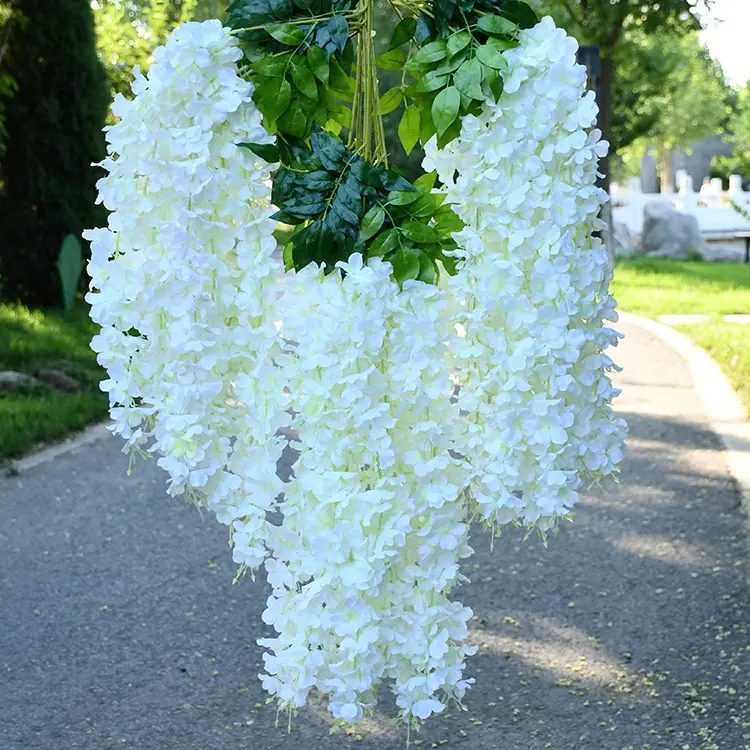 Enredadera Flores Glicina Artificial Pack X 12 Unidades - Imagen 8