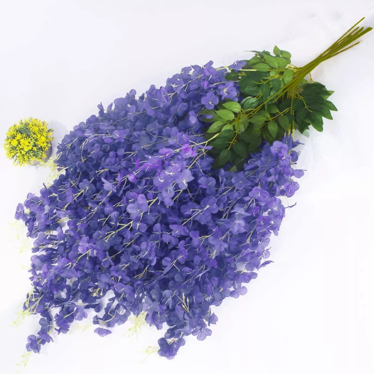 Enredadera Flores Glicina Artificial Pack X 12 Unidades - Imagen 3
