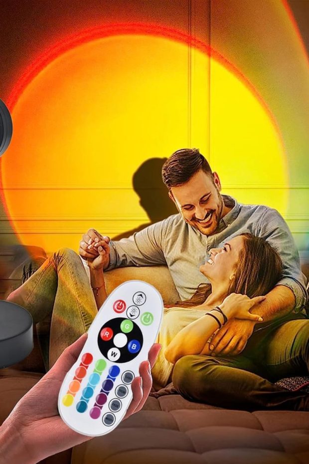Alternative view of Lampara Proyector Atardecer C/remoto Usb 16 Colores Sunset