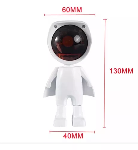 Lampara Proyector Sunset Atardecer Velador Astronauta Usb - Imagen 4