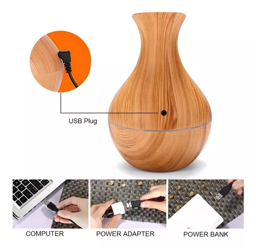 Alternative view of Humidificador Vaporizador Aromaterapia Aire Saludable Dc Usb