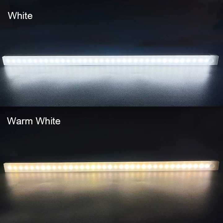 Luz Led Noche Sensor Movimiento Barra Recargable Usb 50cm - Imagen 3
