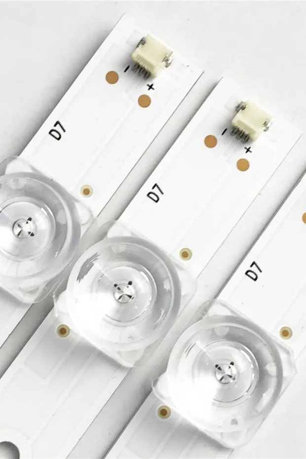 Kit Tiras De Led Para Noblex Dj43x6100 3v 7 Leds X3 Nuevas