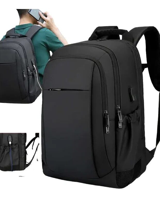 Mochila Viaje Oficina Porta Notebook Usb Impermeable 35-40l