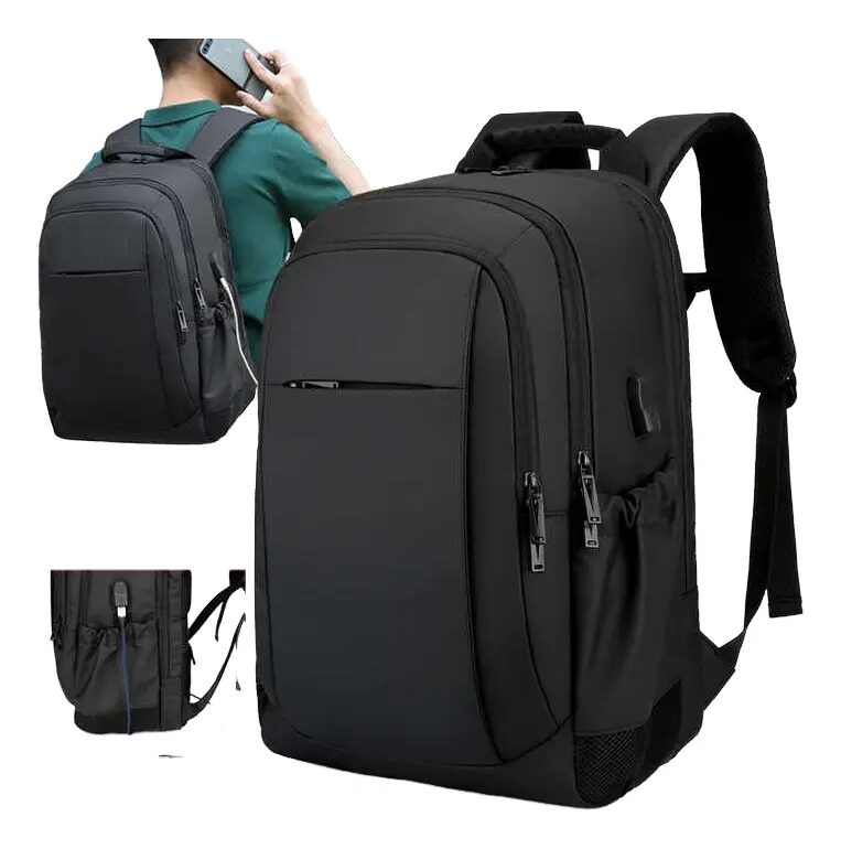 Mochila Viaje Oficina Porta Notebook Usb Impermeable 35-40l