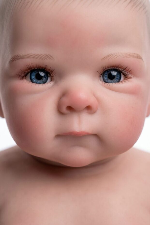 Alternative view of Bebé Reborn muñeca realista sin pelo