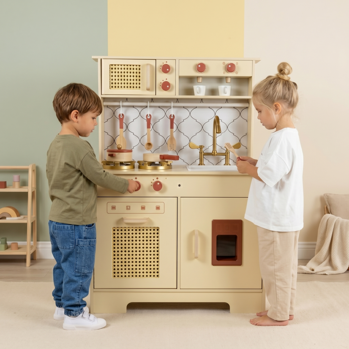 Cocinita Infantil De Madera