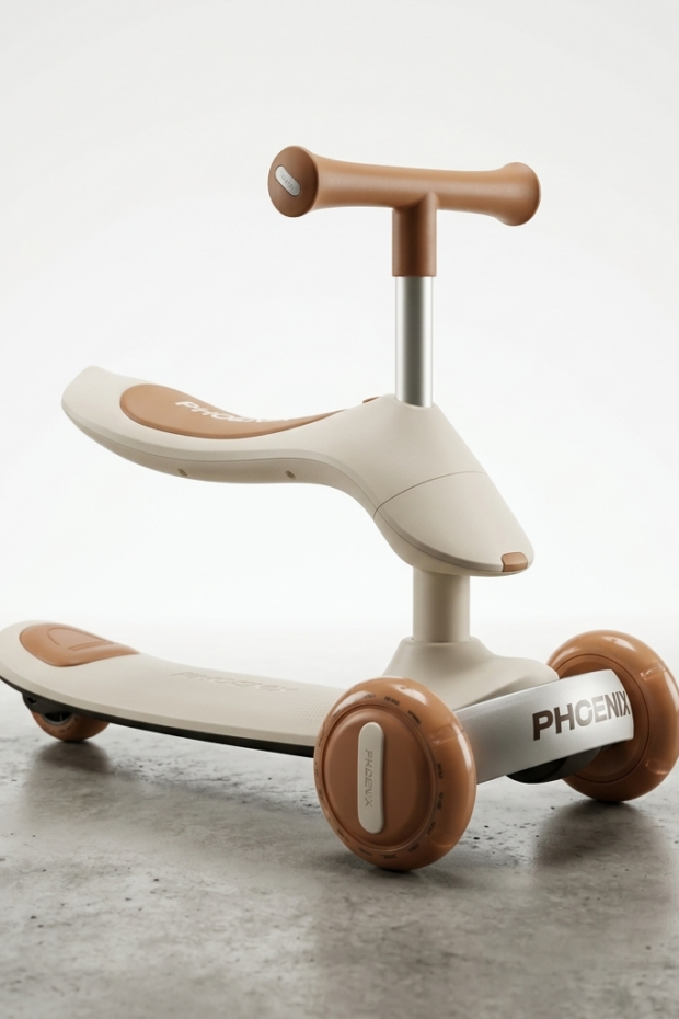 Monopatín scooter 2 en 1